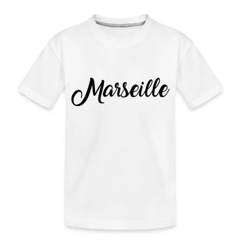 Marseille - T-shirt bio Premium Enfant - blanc - Devant