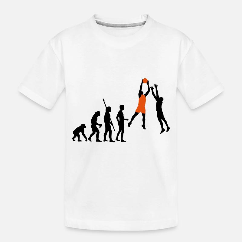 evolution_basketball_072011_f_2c - T-shirt bio Premium Enfant - blanc