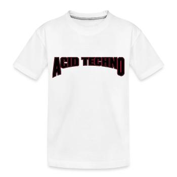 Acid Techno - T-shirt bio Premium Enfant - blanc - Devant