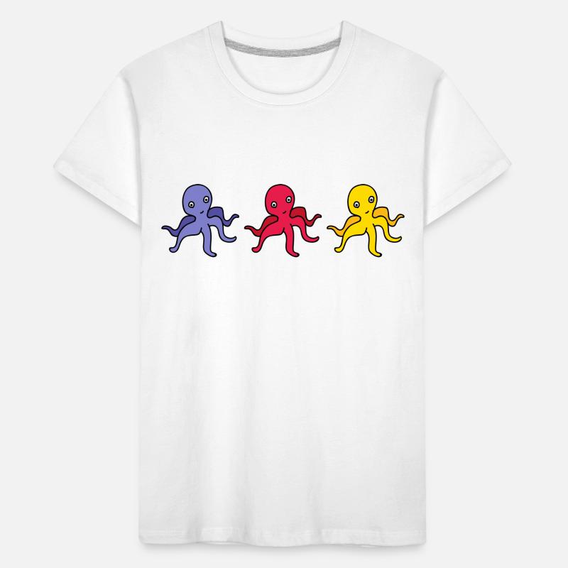squid giant octopus octopus octopus squid sepia fish Kids' Premium Organic T-Shirt