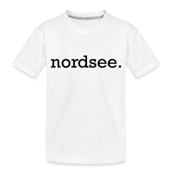 mer du Nord. - T-shirt bio Premium Enfant - blanc - Devant