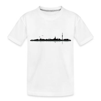 Stuttgart Skyline - T-shirt bio Premium Enfant - blanc - Devant