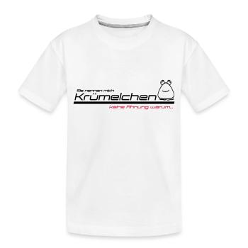 krümelchen - T-shirt bio Premium Enfant - blanc - Devant