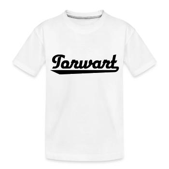 Torwart - Kinder Premium Bio T-Shirt - Weiß - Vorne
