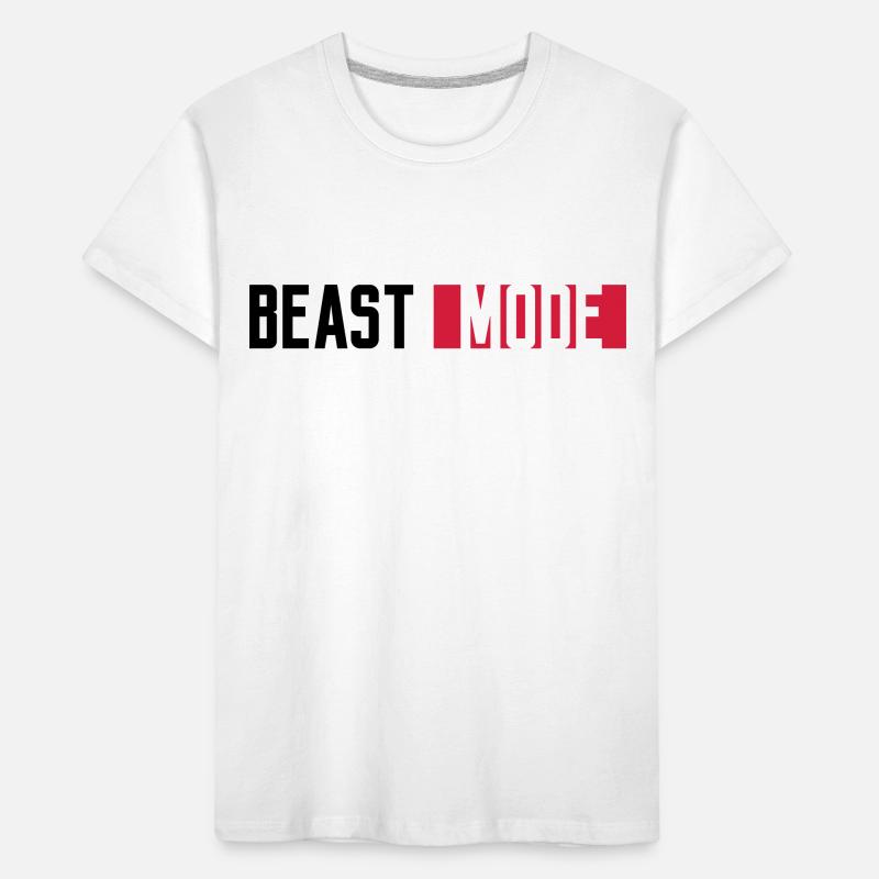 logo monster mode on schalter beast button switch Kinder Premium Bio T-Shirt