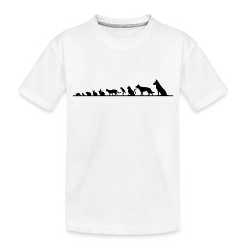 Haustiere - Kinder Premium Bio T-Shirt - Weiß - Vorne