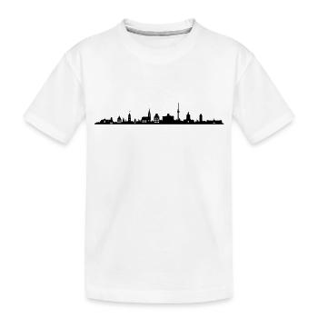 Skyline - Münster NRW - Kinder Premium Bio T-Shirt - Weiß - Vorne