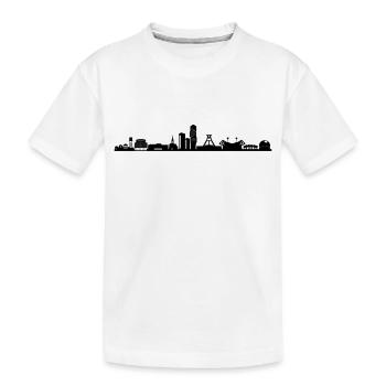 Skyline - Bochum - Kinder Premium Bio T-Shirt - Weiß - Vorne