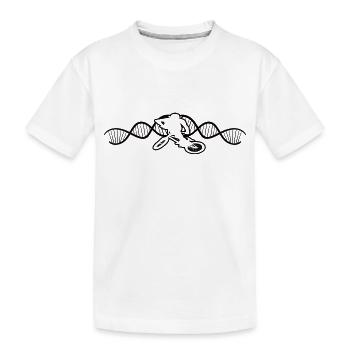 Fahrrad Radeln Mountainbike Fahrradtour Radfahren - Kinder Premium Bio T-Shirt - Weiß - Vorne