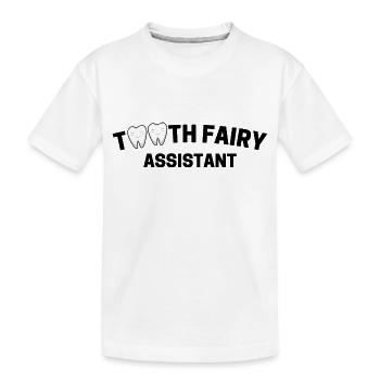 ZAHNFEE ASSISTENT - Kinder Premium Bio T-Shirt - Weiß - Vorne