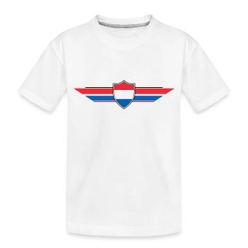 Niederlande Holland Fan Weltmeisterschaft - Kinder Premium Bio T-Shirt - Weiß - Vorne