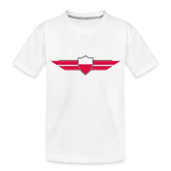 Polen Fan Weltmeisterschaft - Kinder Premium Bio T-Shirt - Weiß - Vorne