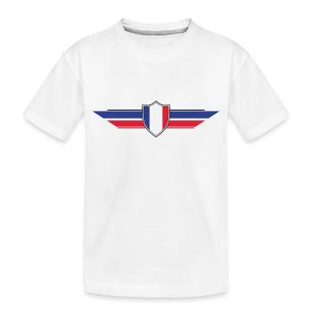 Frankreich Fan Weltmeisterschaft - Kinder Premium Bio T-Shirt - Weiß - Vorne