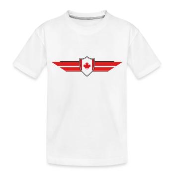 Kanada Fan Weltmeisterschaft - Kinder Premium Bio T-Shirt - Weiß - Vorne