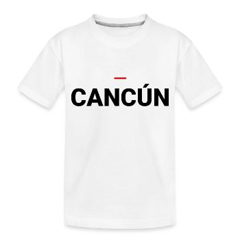 CANCUN - Kinder Premium Bio T-Shirt - Weiß - Vorne