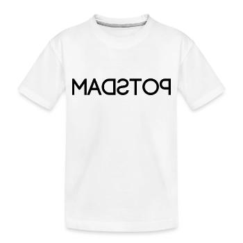 Potsdam - seitenverkehrt - Kinder Premium Bio T-Shirt - Weiß - Vorne