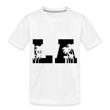 LA Palms Los Angeles - T-shirt bio Premium Enfant - blanc - Devant