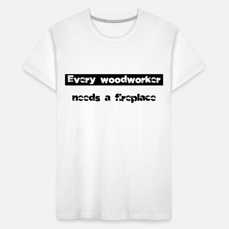 chainsaw carpenter forestry construction carpenter Kinder Premium Bio T-Shirt
