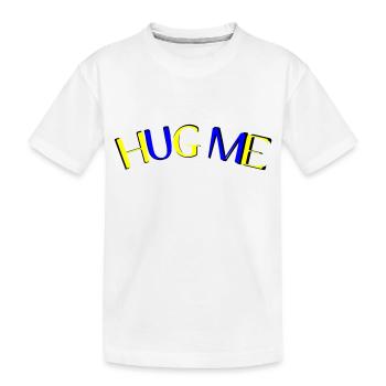 Fais-moi un câlin - T-shirt bio Premium Enfant - blanc - Devant