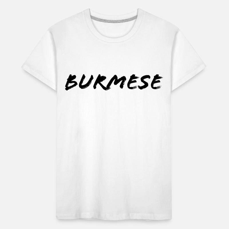 Birmanisch Kinder Premium Bio T-Shirt