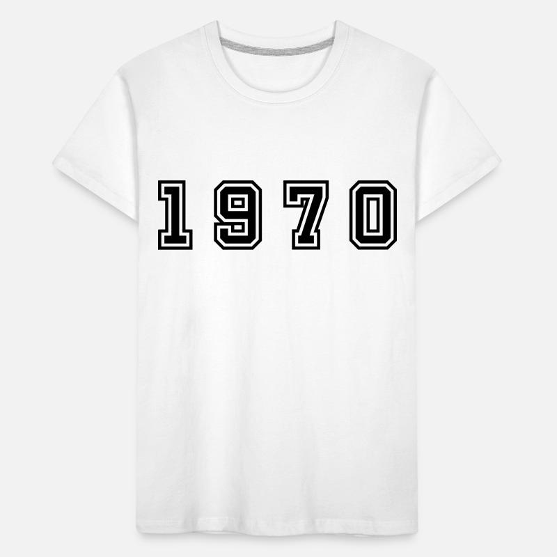 Numéro de l’année 1970 T-shirt bio Premium Enfant