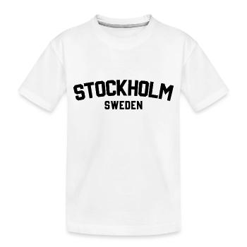 Stockholm, Schweden - Kinder Premium Bio T-Shirt - Weiß - Vorne