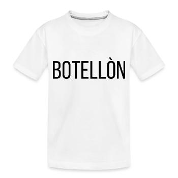 Botellón – Fun & Social Party Vibes Design - Kinder Premium Bio T-Shirt - Weiß - Vorne