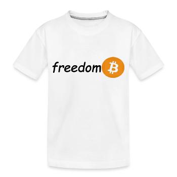 liberté - T-shirt bio Premium Enfant - blanc - Devant
