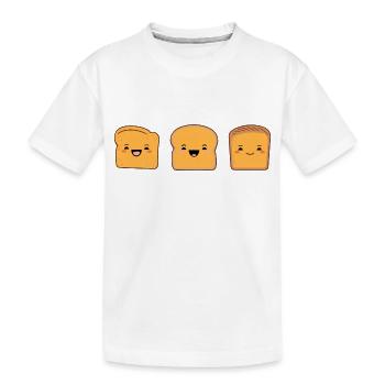 Tartine - T-shirt bio Premium Enfant - blanc - Devant