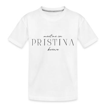 Pristina, Kosovo Style Design T-Shirt - Kids' Premium Organic T-Shirt - white - Front