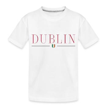 Dublin, Ireland Style Design T-Shirt - Kids' Premium Organic T-Shirt - white - Front