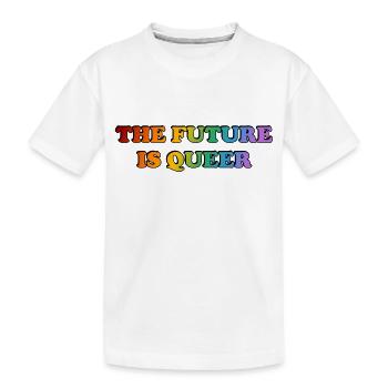 L’avenir est queer - T-shirt bio Premium Enfant - blanc - Devant
