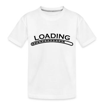 barre de chargement - T-shirt bio Premium Enfant - blanc - Devant