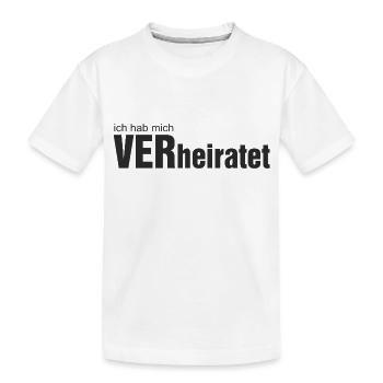 VERheiratet Motiv1 - Kinder Premium Bio T-Shirt - Weiß - Vorne