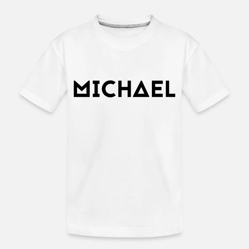 Prénom Michael - T-shirt bio Premium Enfant - blanc