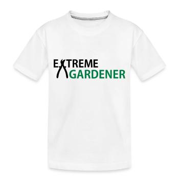 Jardin - T-shirt bio Premium Enfant - blanc - Devant