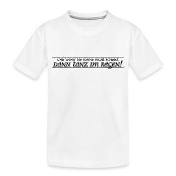 Tanz im Regen - Kinder Premium Bio T-Shirt - Weiß - Vorne