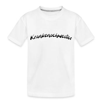 Krankenschwester - Kinder Premium Bio T-Shirt - Weiß - Vorne
