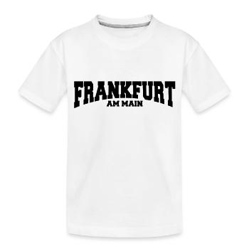 frankfurt am main - Kinder Premium Bio T-Shirt - Weiß - Vorne