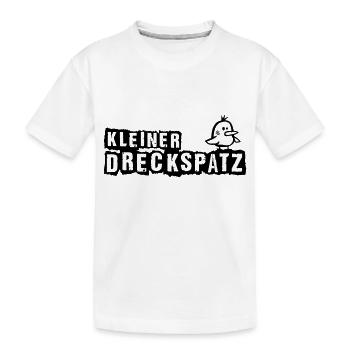 Kleiner Dreckspatz - Kinder Premium Bio T-Shirt - Weiß - Vorne