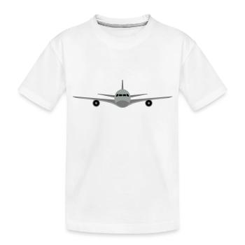 Avion - T-shirt bio Premium Enfant - blanc - Devant