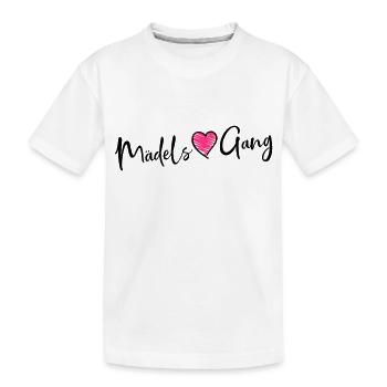 maedels gang heart - Kinder Premium Bio T-Shirt - Weiß - Vorne