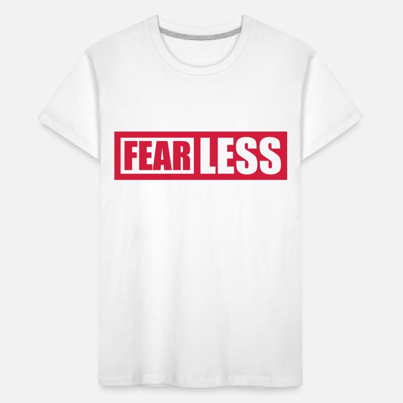 Conception de citation de texte intrépide T-shirt bio Premium Enfant
