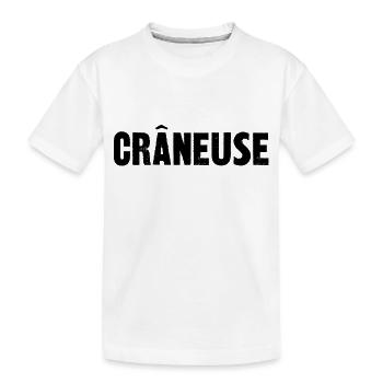 crâneuse - T-shirt bio Premium Enfant - blanc - Devant