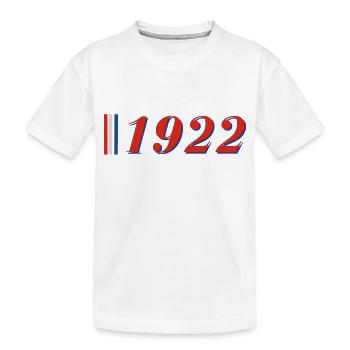 Année 1922 - T-shirt bio Premium Enfant - blanc - Devant