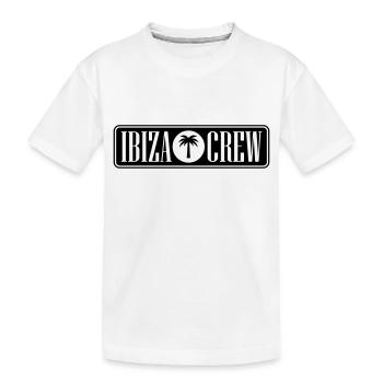 Ibiza Crew - Kids' Premium Organic T-Shirt - white - Front