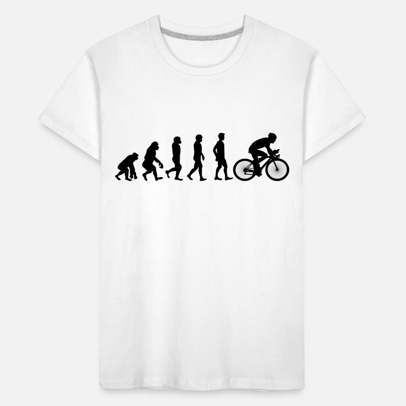 Fahrrad Evolution schwarz Kinder Premium Bio T-Shirt
