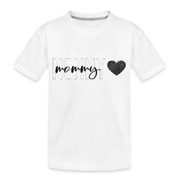 Mommy - Kinder Premium Bio T-Shirt - Weiß - Vorne