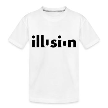 Illusion - T-shirt bio Premium Enfant - blanc - Devant