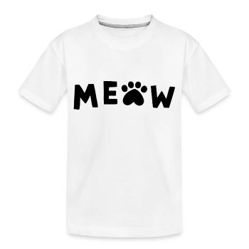 Miaou - T-shirt bio Premium Enfant - blanc - Devant